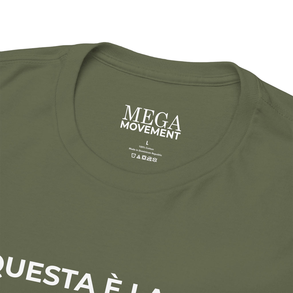Italian Flag Tee ( Small Print ) — "Questa è la mia bandiera dell’Pride" Graphic T-Shirt
