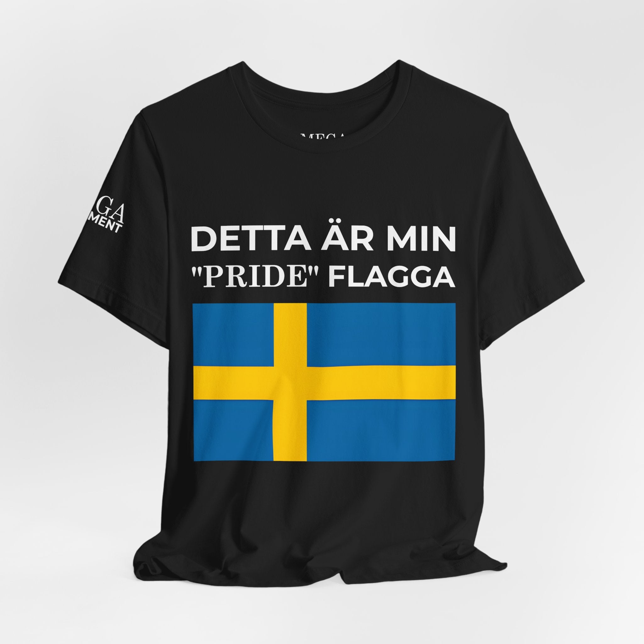 Swedish Flag Unisex Jersey Tee, Casual T-Shirt, Gifts for Sweden Lovers, Summer Style, Travel Apparel, National Day Wear - Mega Movement