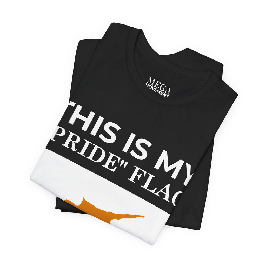 Cyprus Pride Flag Tee, Unisex Pride T-Shirt, Patriotic Shirt, Cyprus Flag Apparel, Festival Wear, Gift for Allies, Summer Fashion - Mega Movement