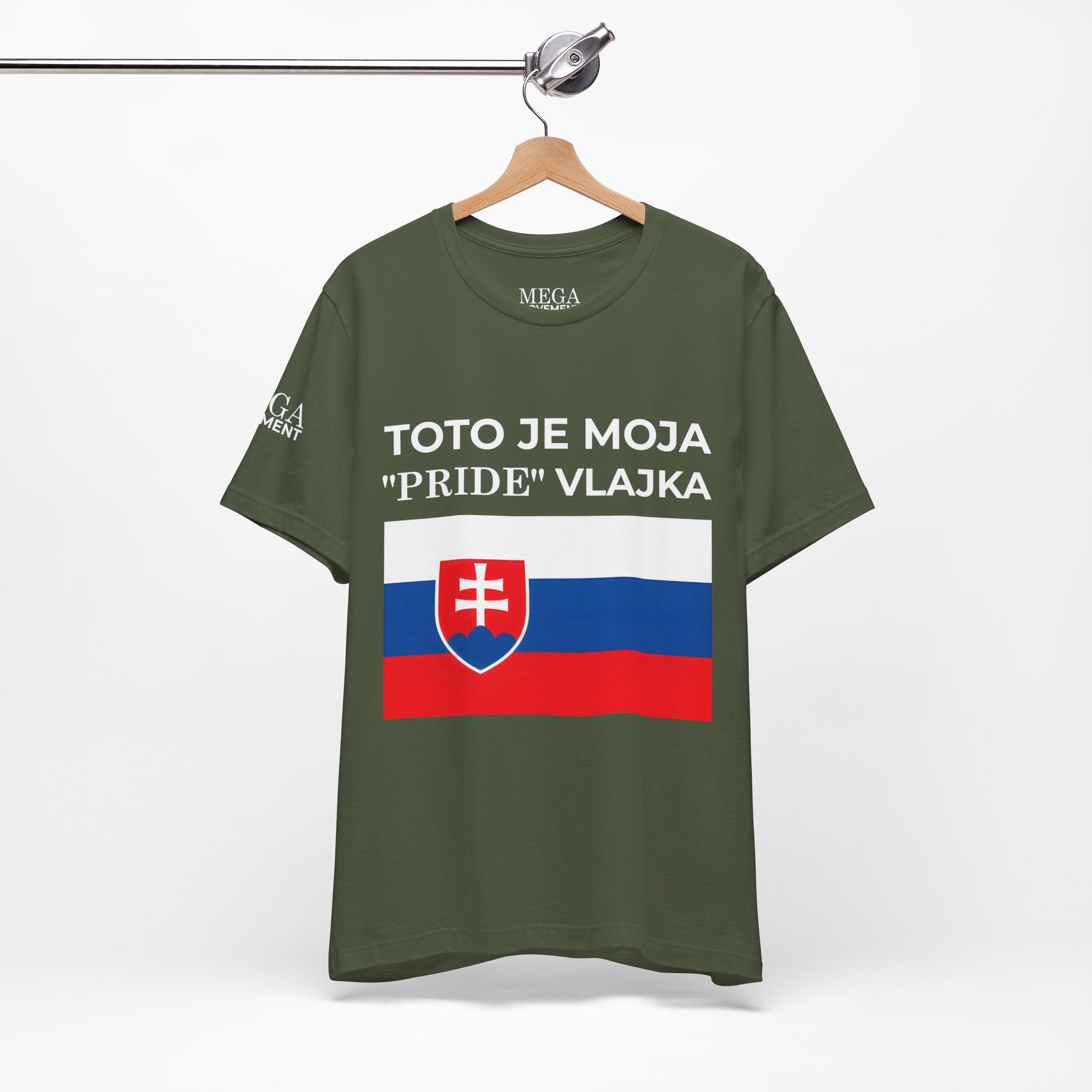 Slovakia Pride Flag Unisex Tee, Casual Wear, Festival Shirt, Summer Fashion, Everyday Comfort - Mega Movement