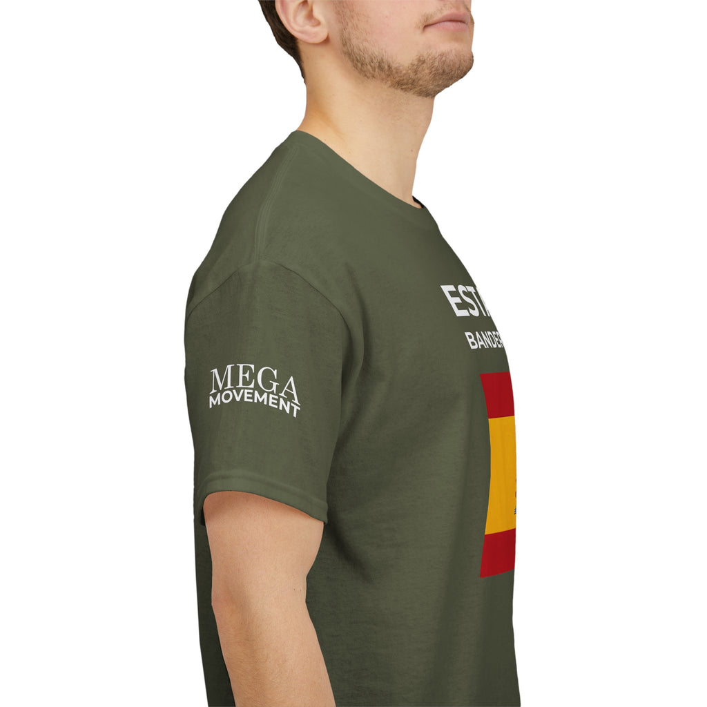 Spain Flag Graphic Tee ( Small Print ) — "Esta Es Mi Bandera del 'Pride'" Spanish Pride T-Shirt