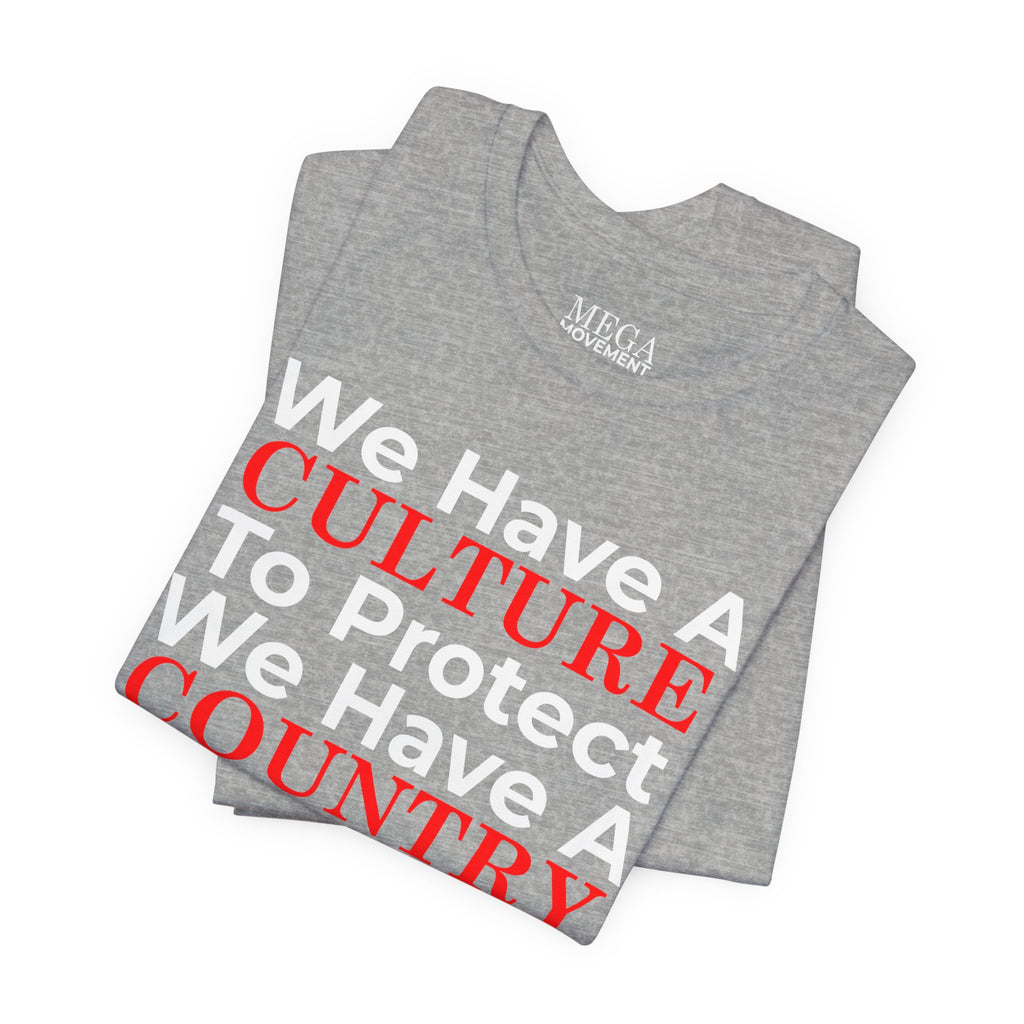 Culture Country Heritage Tee, Unisex Jersey Short Sleeve Tee for Celebrations, Gifts of Tradition, Family Gatherings, Heritage Apparel, [...] - Mega Movement