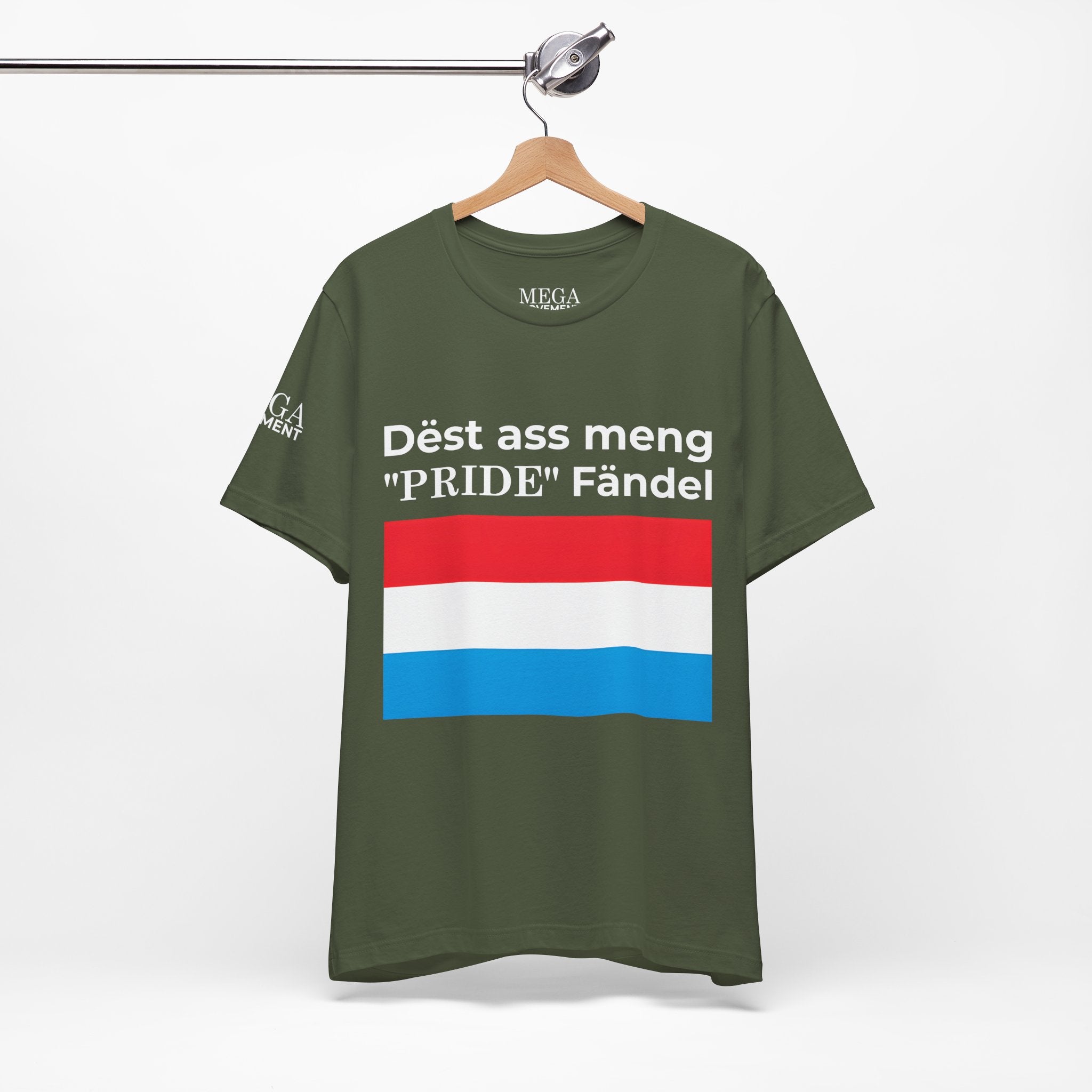 Luxembourg Pride Flag Unisex Tee, Patriotic Pride, Casual Wear, Unisex Shirt - Mega Movement