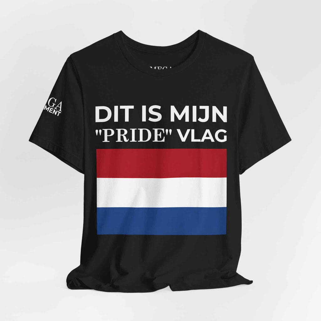 Netherlands Pride Flag Unisex Tee, Patriotic Apparel, Short Sleeve T-Shirt - Mega Movement