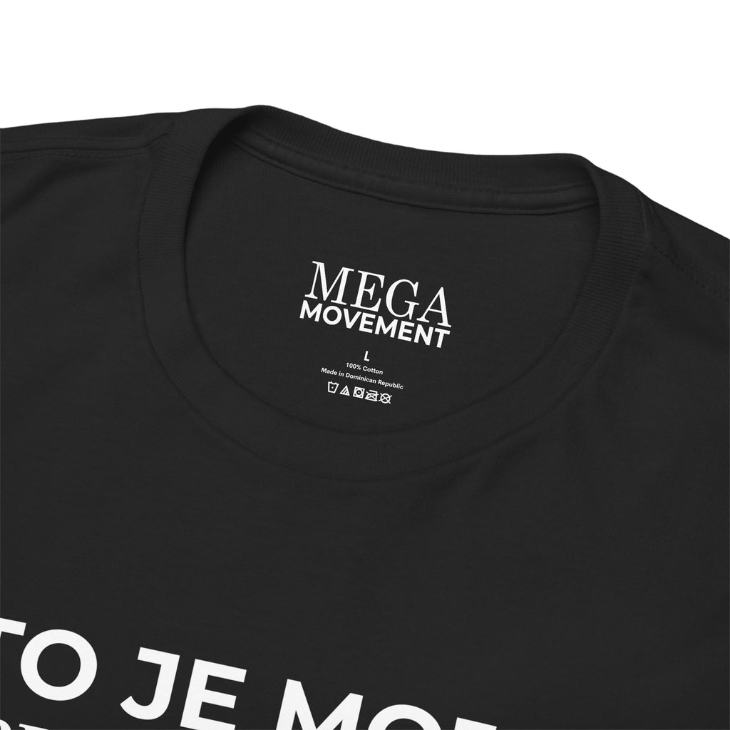 Slovenia Flag Tee ( Small Print ) — "To Je Moja Pride Zastava" Patriotic T-Shirt