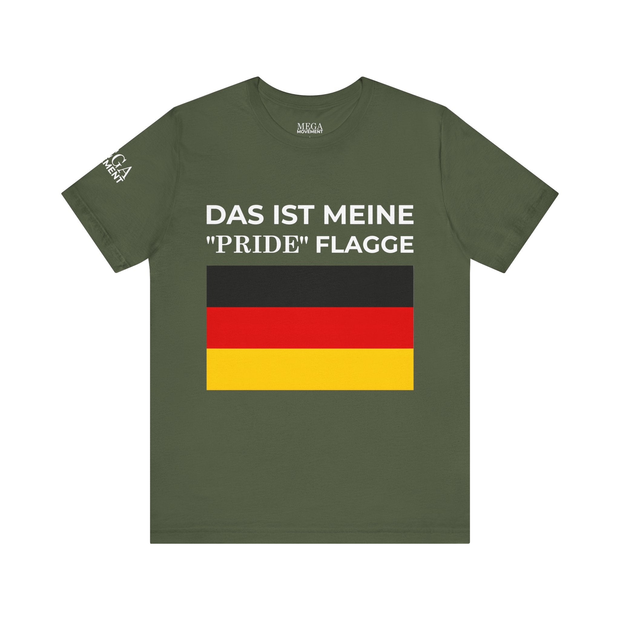 Germany  Pride Flag Unisex Jersey Tee | Casual Wear, Gift for Travelers, Team Spirit, Vacation Apparel, Summer Style - Mega Movement