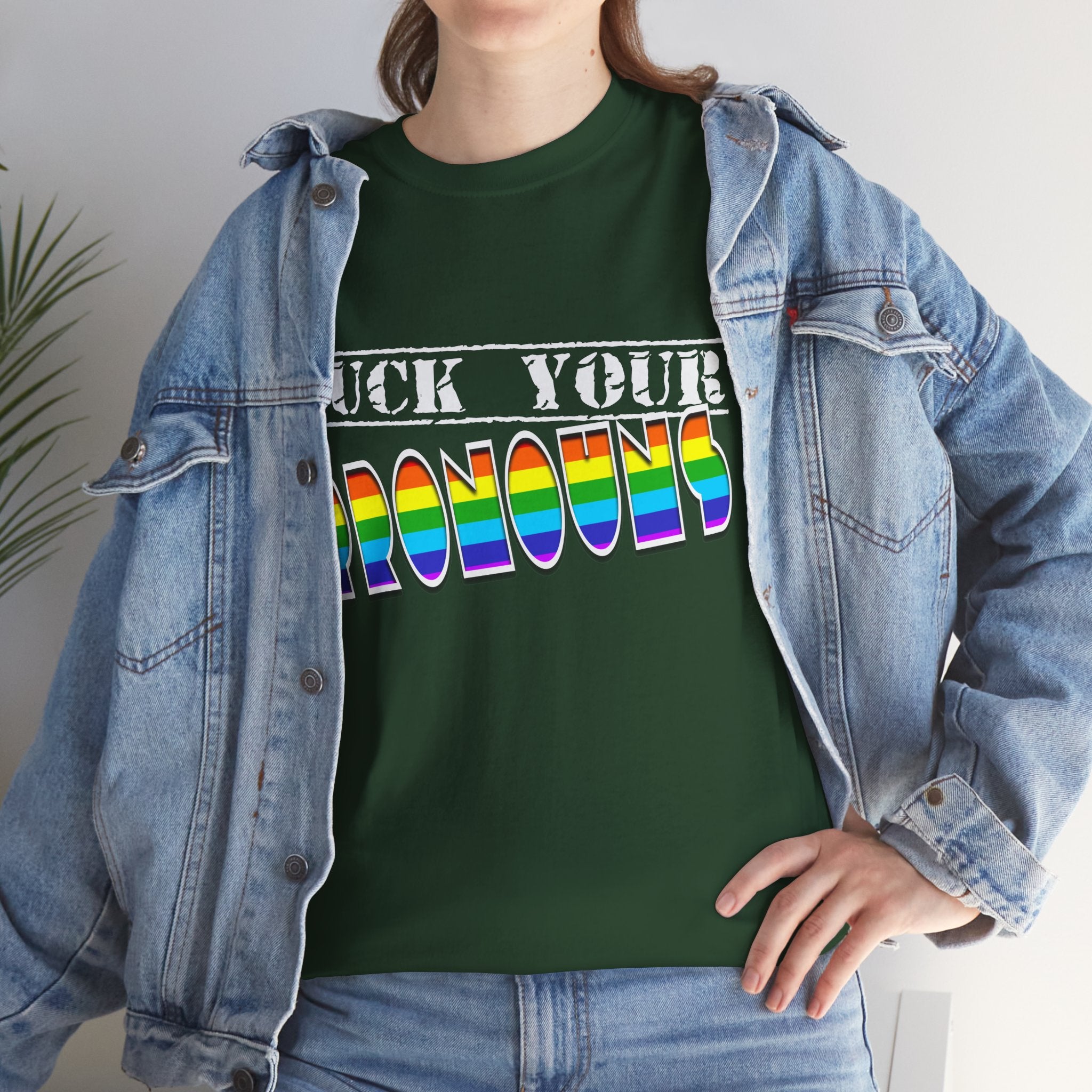 F*ck Your Pronounce Statement T-Shirt, Unisex Cotton Tee, Inclusive Fashion, Fun Gift, Casual Wear