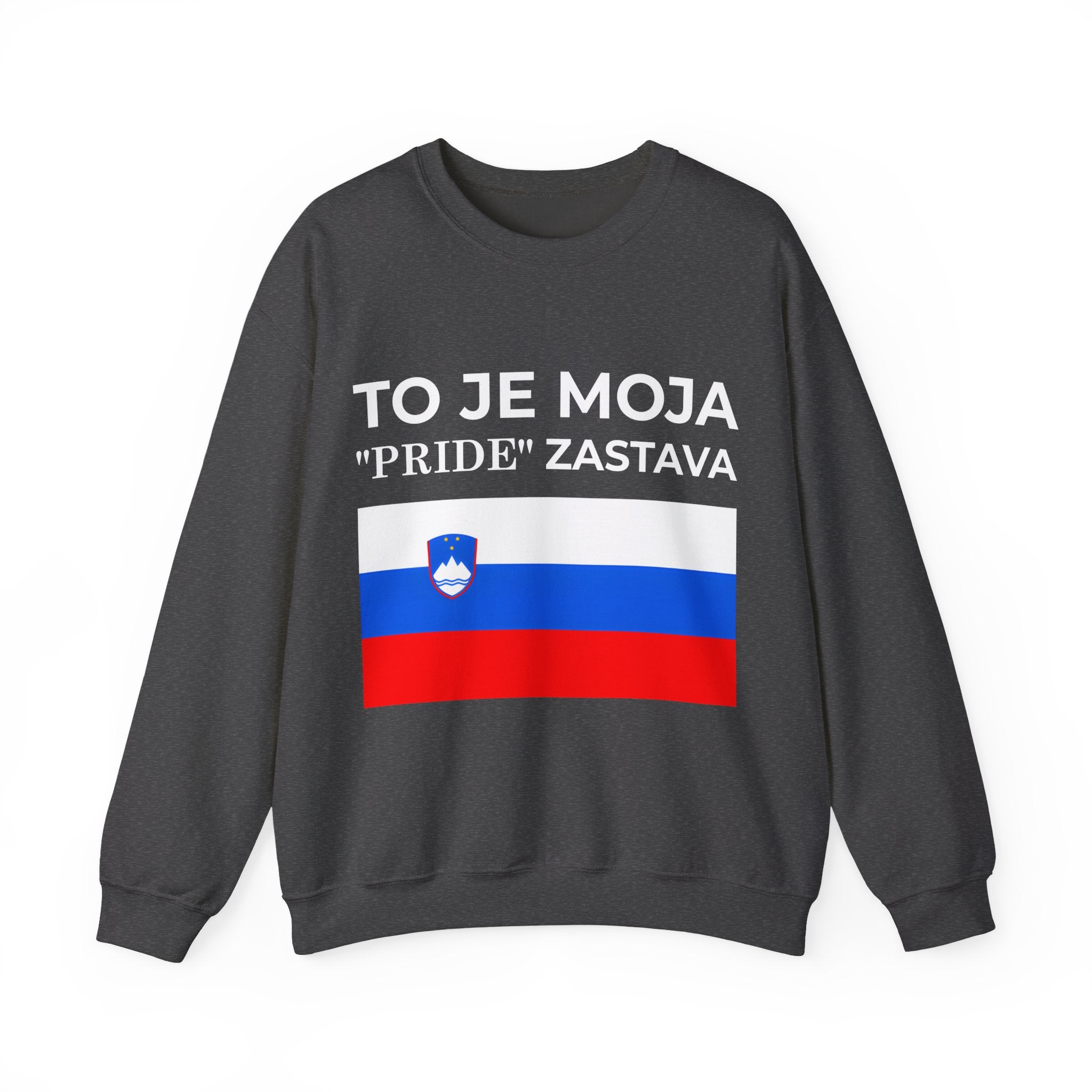 Slovenia Pride Flag Crewneck Sweatshirt, Unisex Sweatshirt, Colorful Pride Celebration - Mega Movement