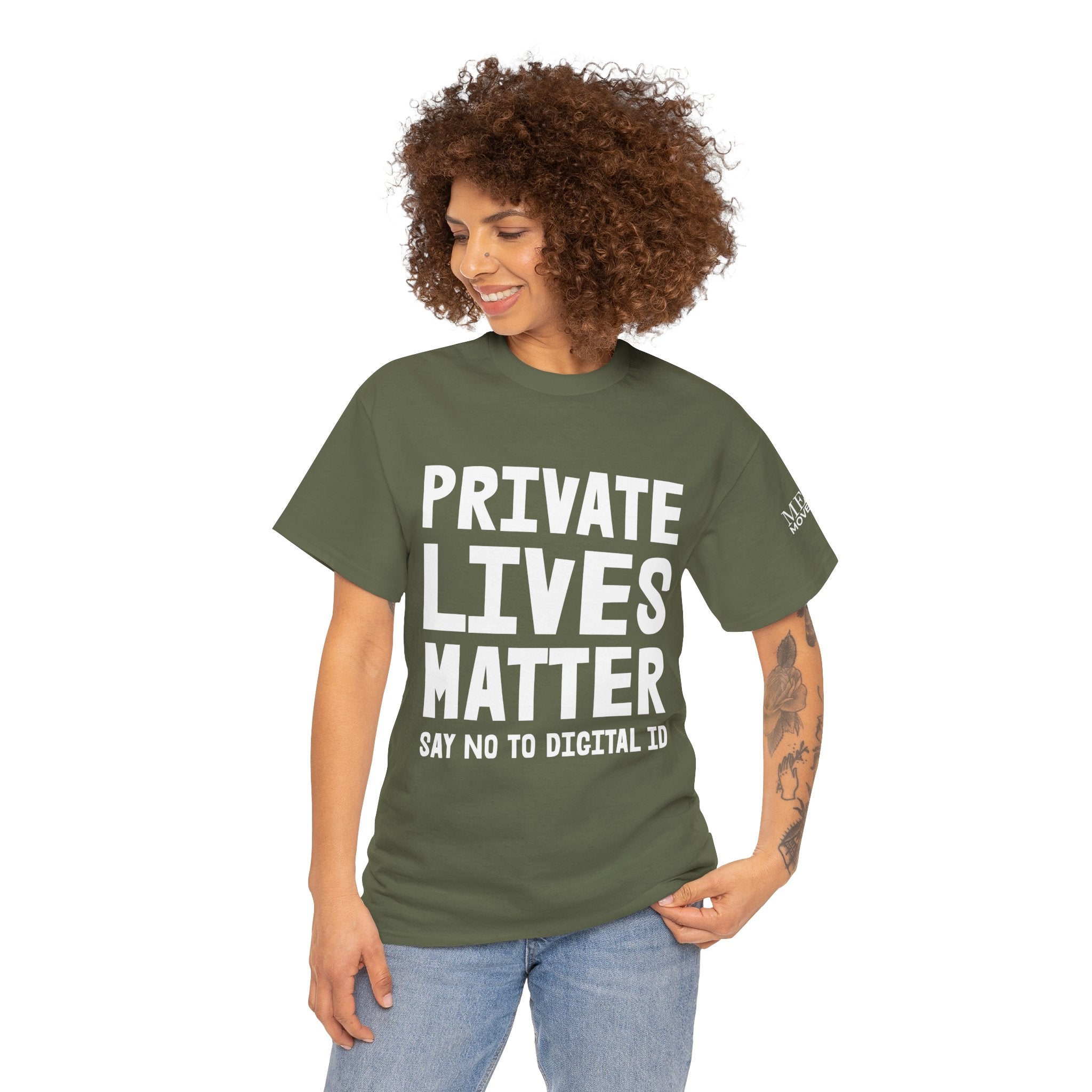 Private Lives Matter Anti-Digital ID Statement Shirt - Mega Movement