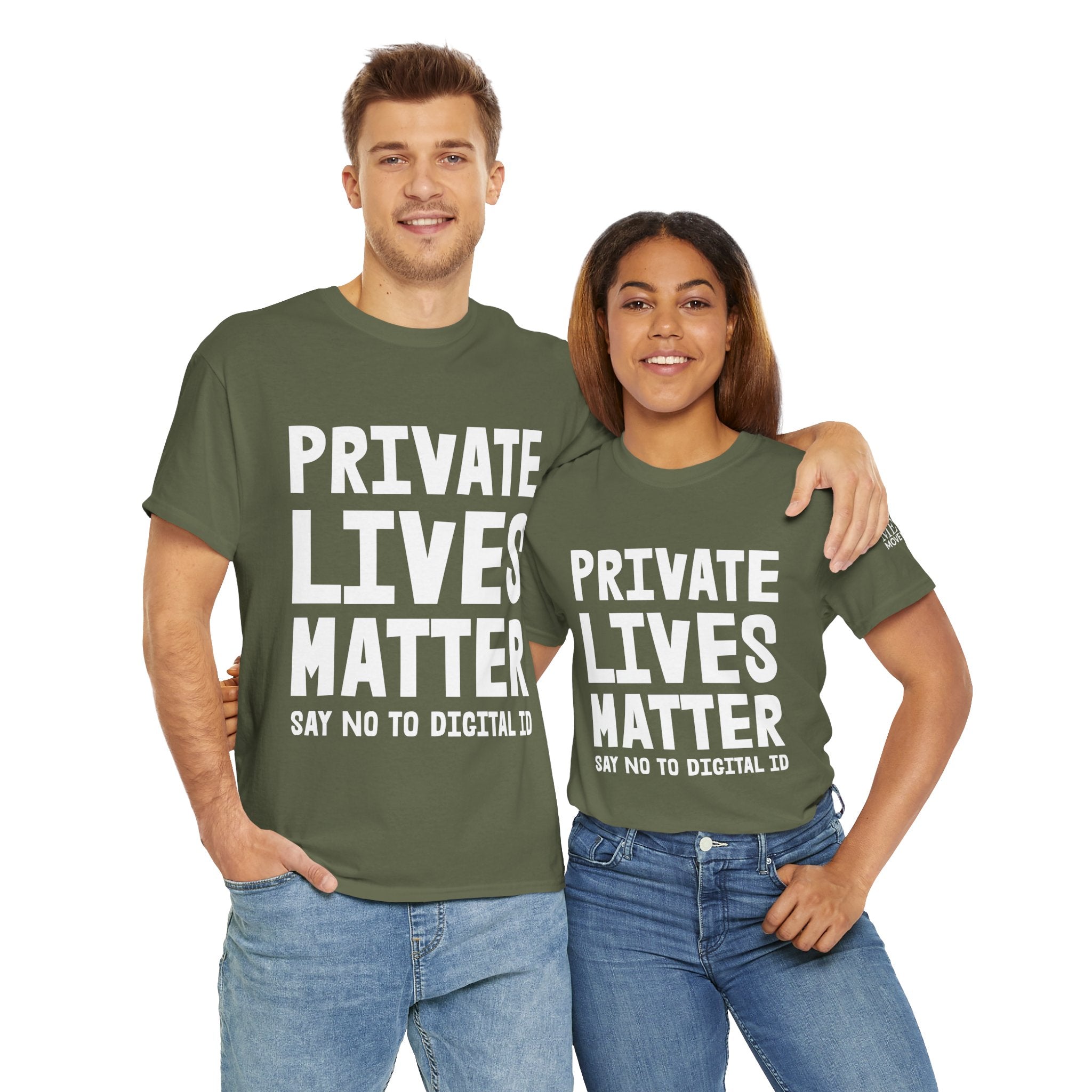 Private Lives Matter Anti-Digital ID Statement Shirt - Mega Movement