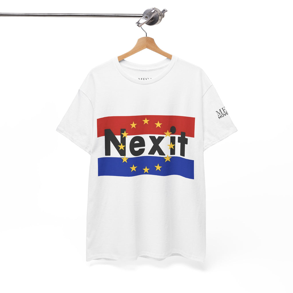 Nexit Unisex Heavy Cotton Tee - Casual Wear, Political Statement, Gift for Activists, Comfortable Everyday Tee - Mega Movement