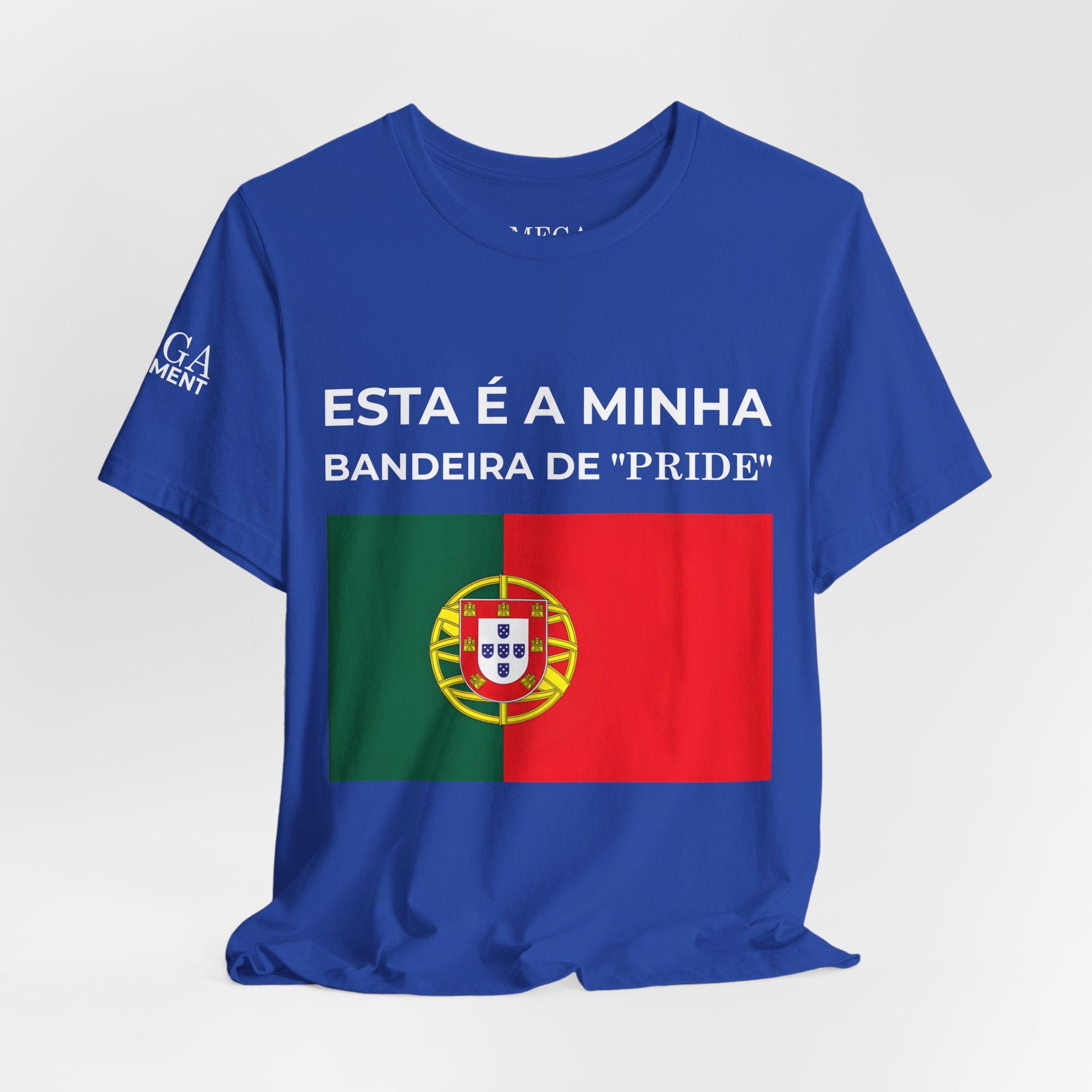 Portugal Pride Flag Tee, Portugal Pride Graphic Shirt, Comfortable Statement Apparel - Mega Movement
