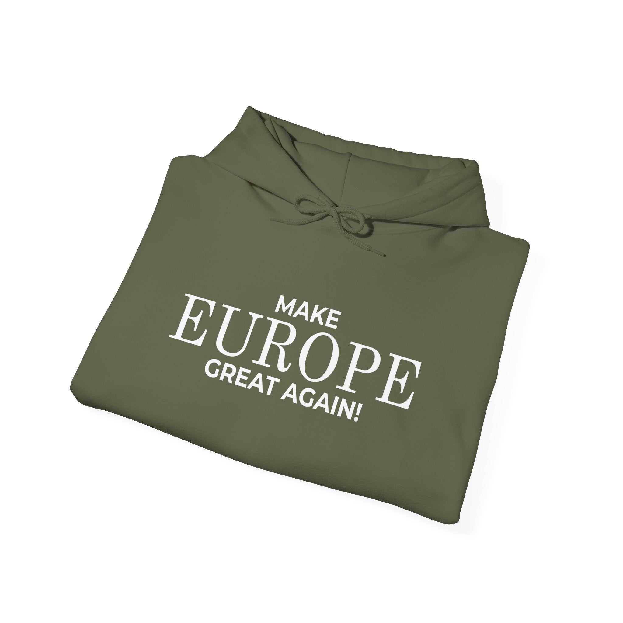 Make Europe Great Again Cozy Unisex Hoodie for Everyday Comfort, Casual Streetwear, Birthday Gift, Holiday Layers, Stylish Loungewear - Mega Movement
