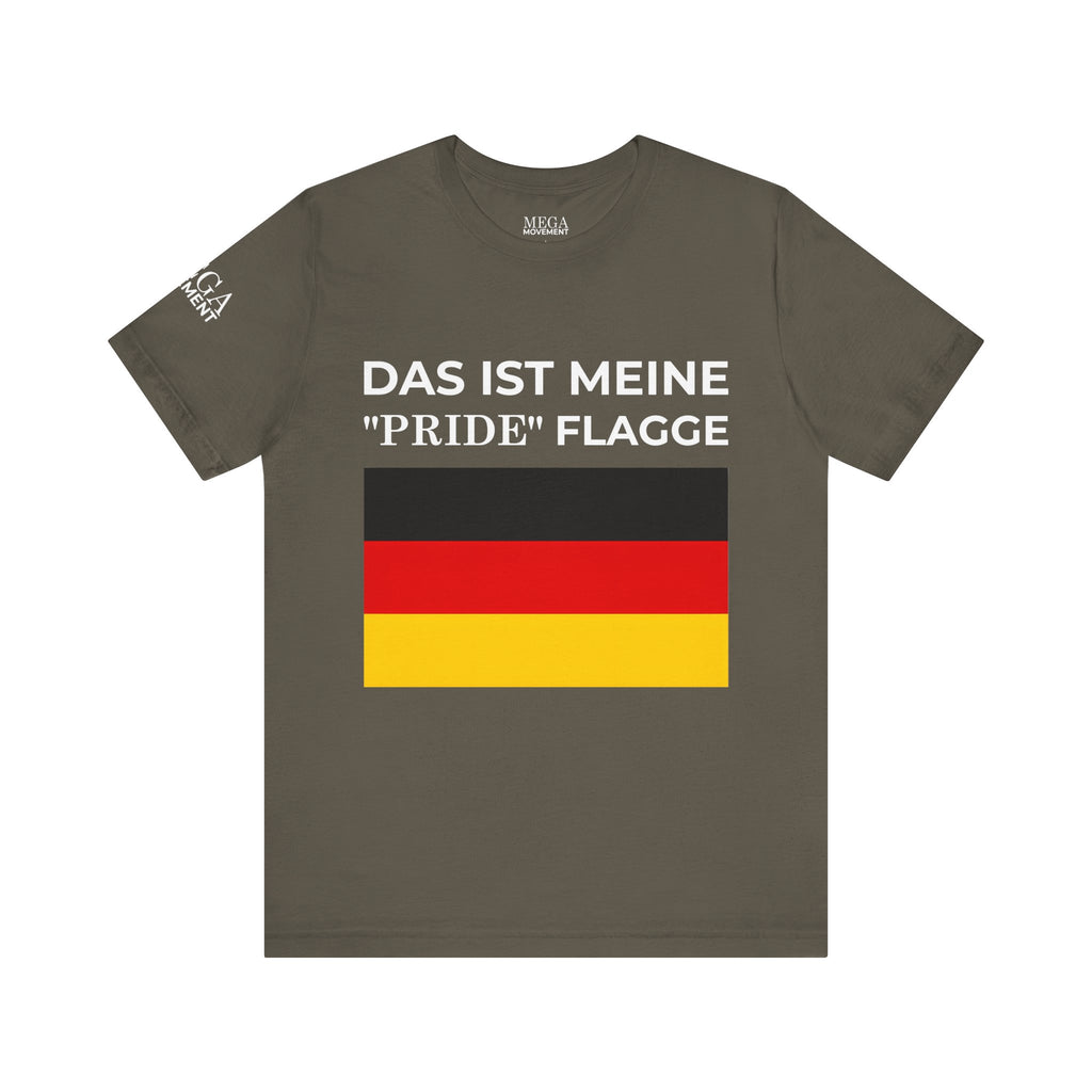 Germany  Pride Flag Unisex Jersey Tee | Casual Wear, Gift for Travelers, Team Spirit, Vacation Apparel, Summer Style - Mega Movement