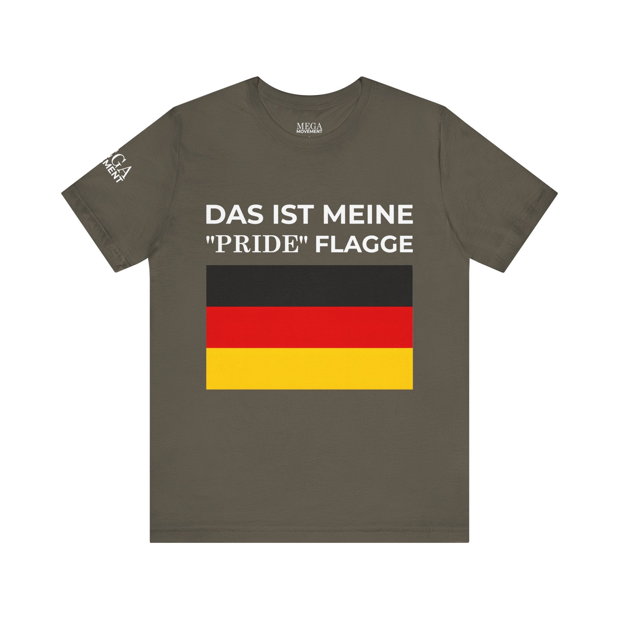 Germany  Pride Flag Unisex Jersey Tee | Casual Wear, Gift for Travelers, Team Spirit, Vacation Apparel, Summer Style - Mega Movement