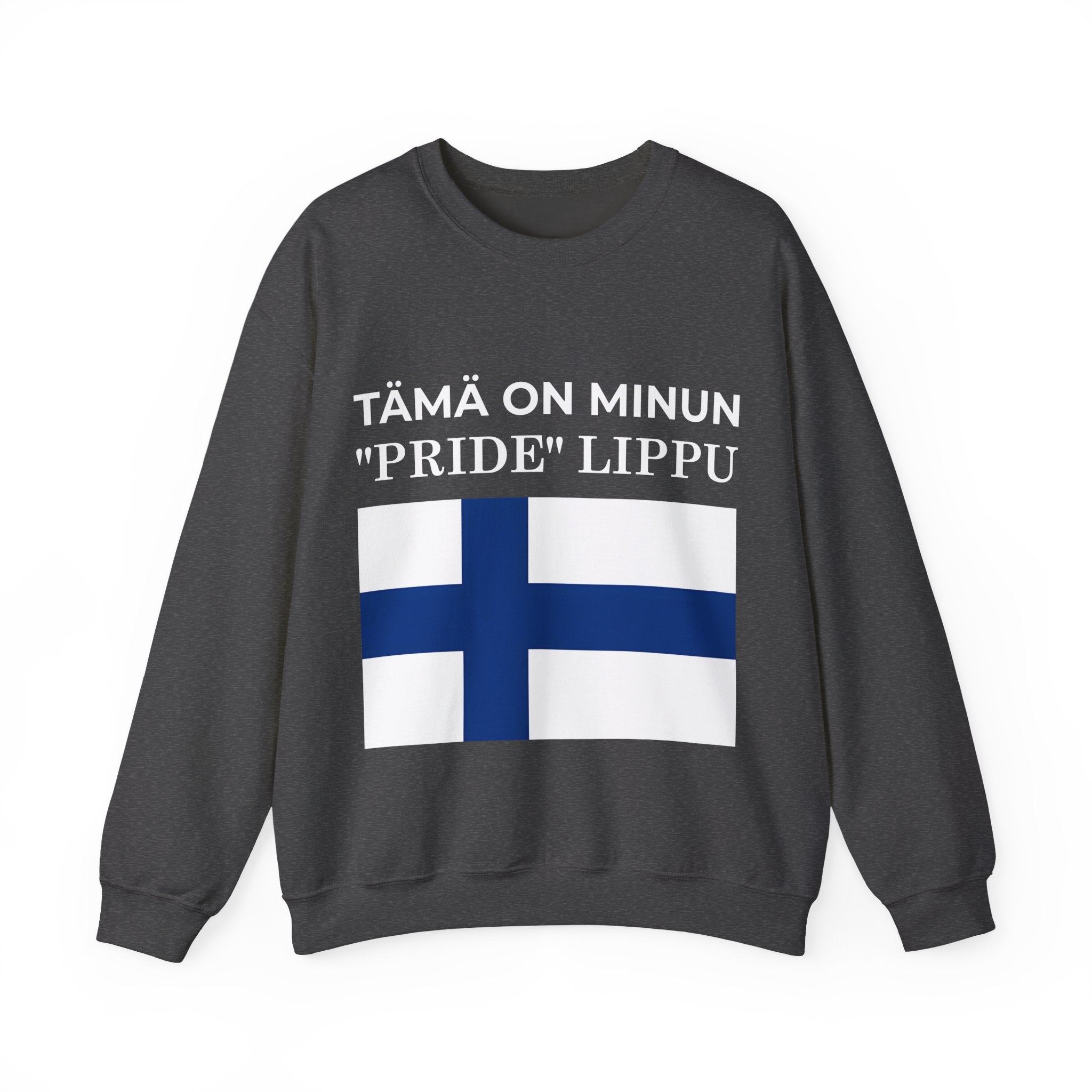 Finnish Pride Crewneck Sweatshirt, Unisex Sweatshirt, Pride Clothing, Comfortable Fashion - Mega Movement