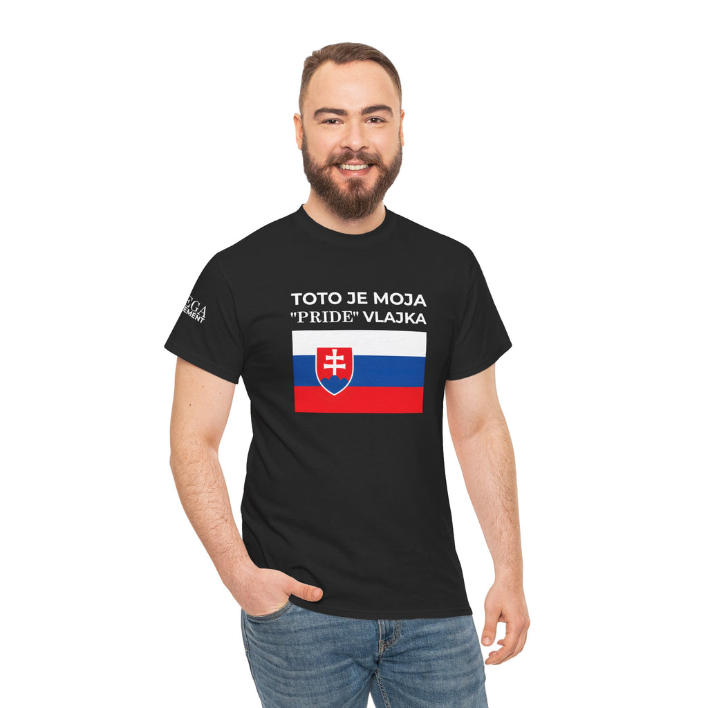 Slovak Flag Tee ( Small Print ) — "Toto je moja 'Pride' vlajka"