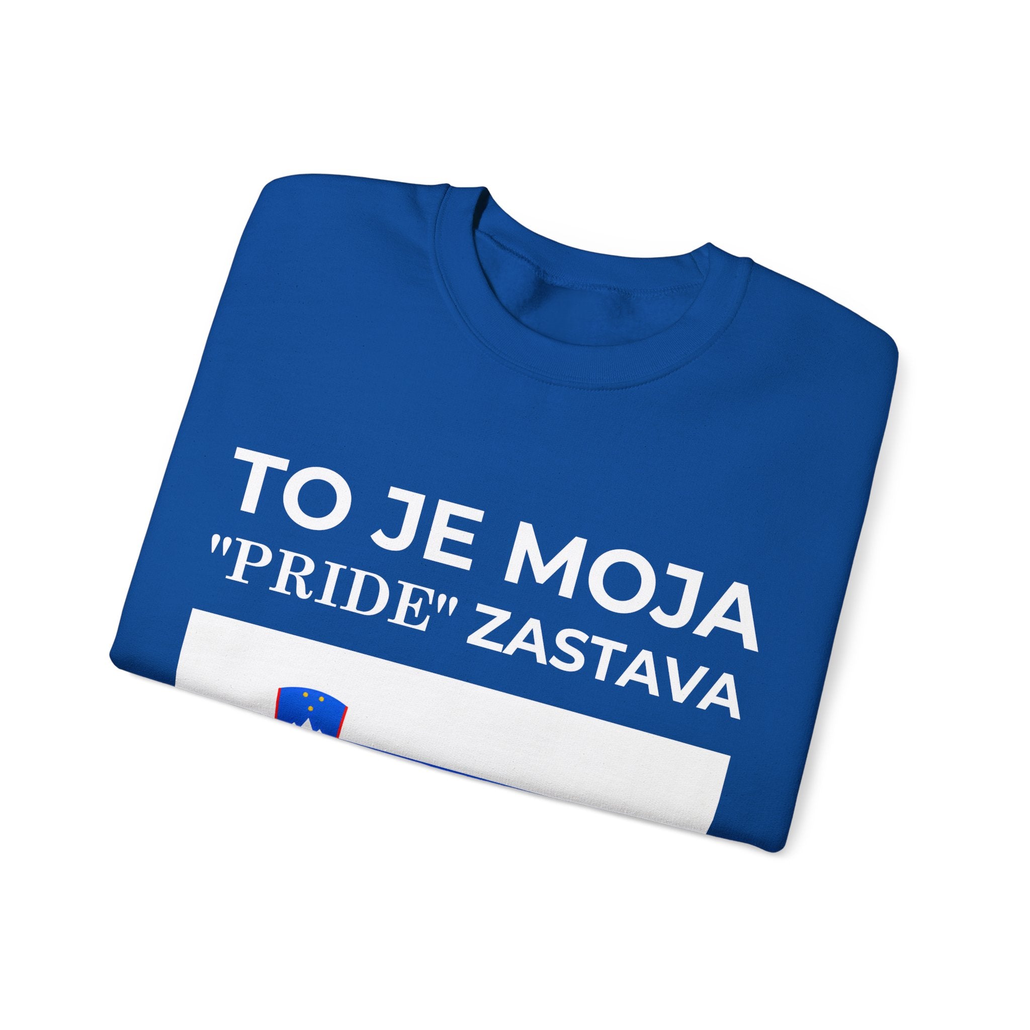 Slovenia Pride Flag Crewneck Sweatshirt, Unisex Sweatshirt, Colorful Pride Celebration - Mega Movement