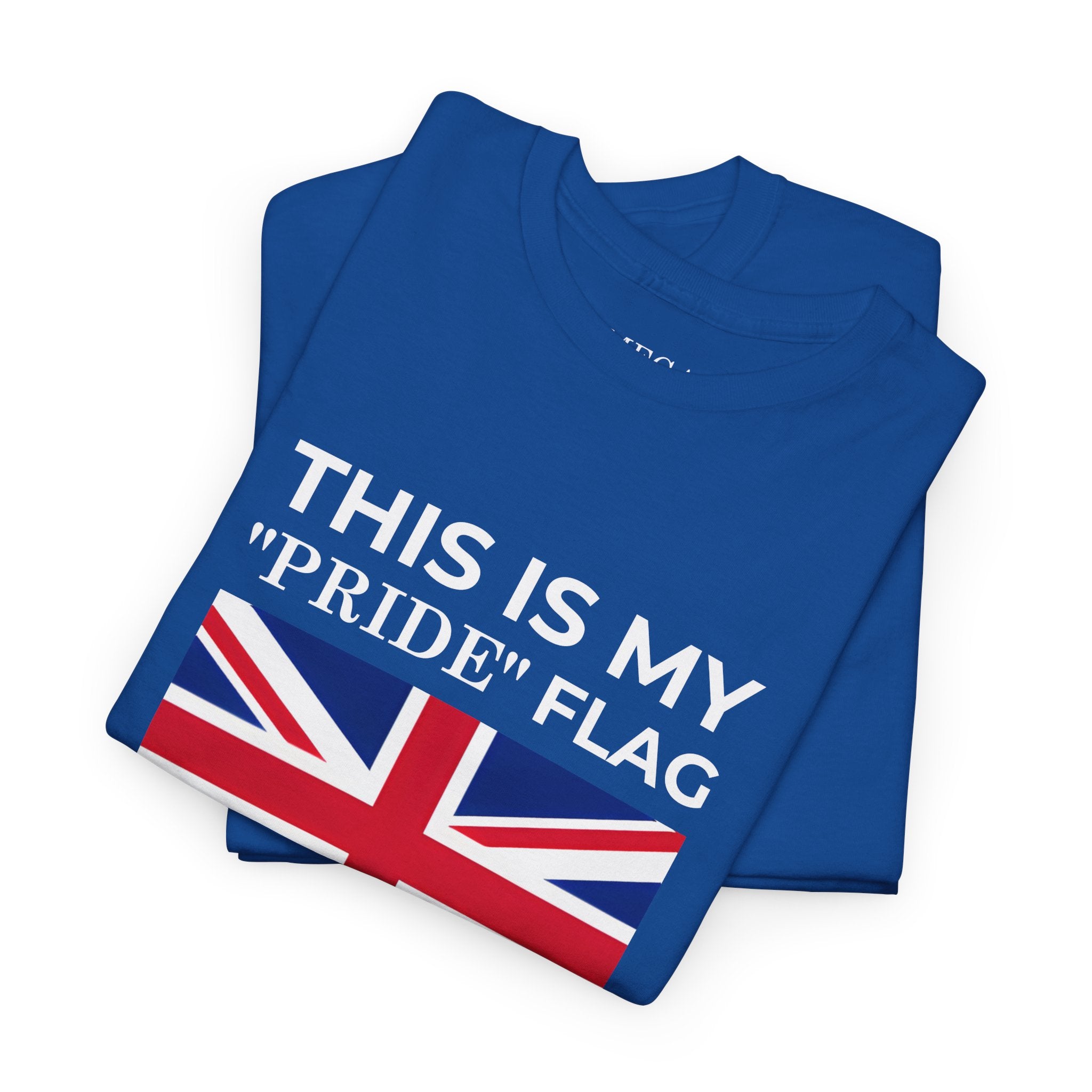 Union Jack Flag T‑Shirt ( Small Print ) — British Flag Tee for UK Pride & Travel