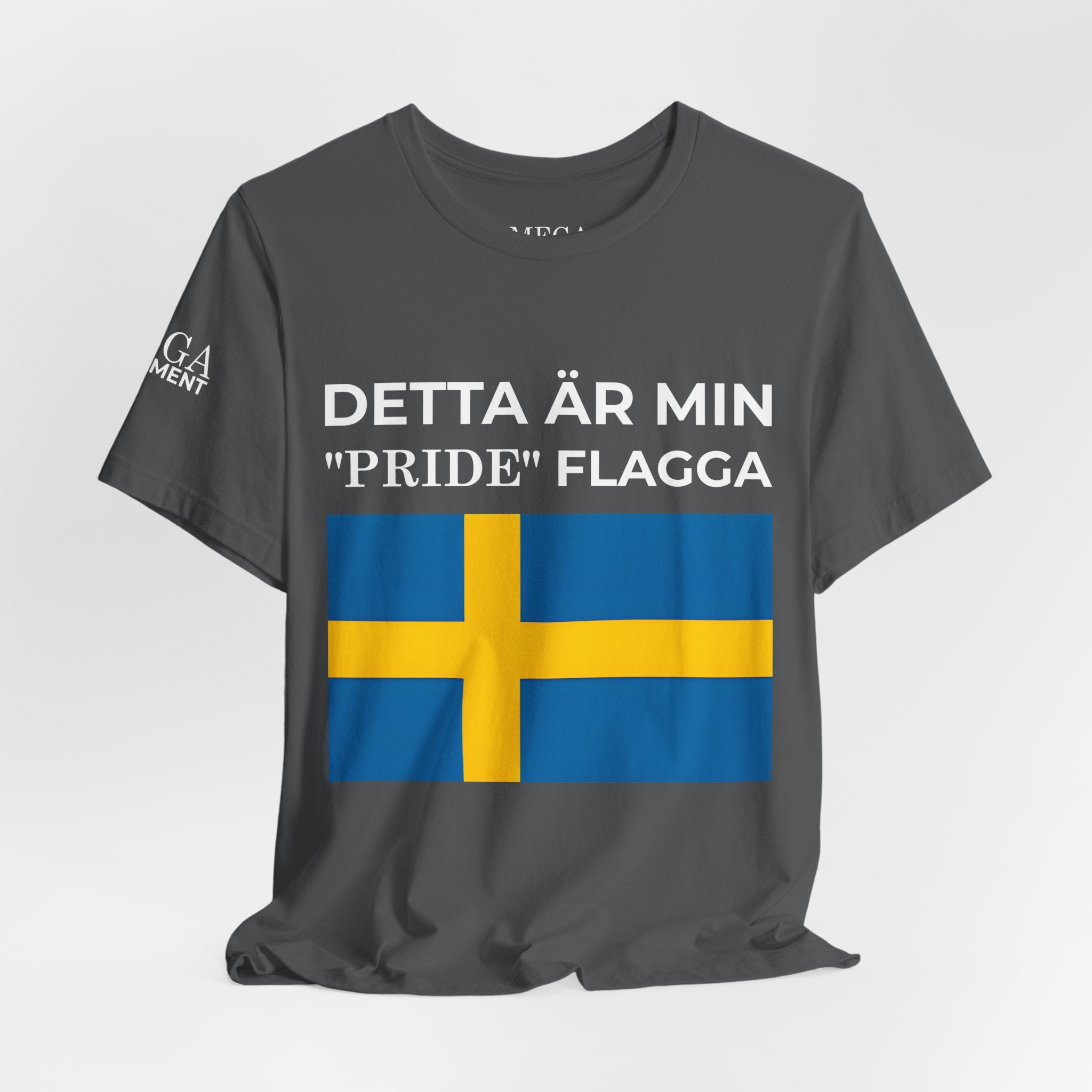 Swedish Flag Unisex Jersey Tee, Casual T-Shirt, Gifts for Sweden Lovers, Summer Style, Travel Apparel, National Day Wear - Mega Movement