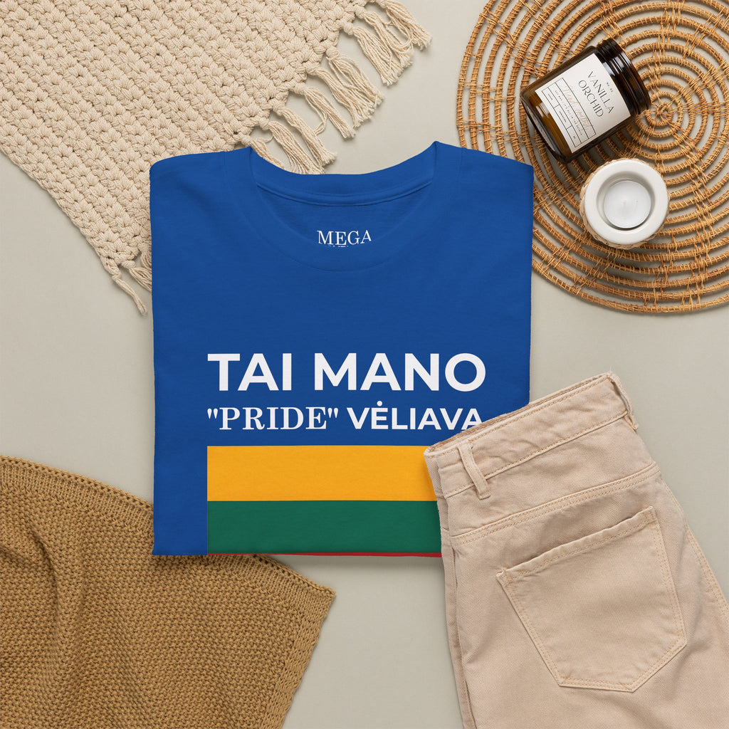 Tai Mano Pride Tee ( Small Print ) — Lithuanian Flag Graphic T-Shirt