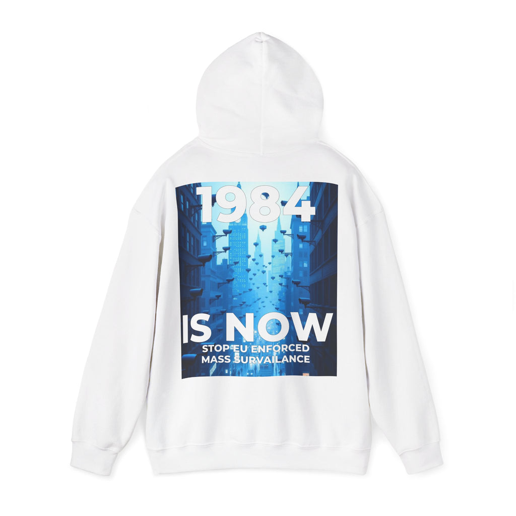 1984 IS NOW Unisex Heavy Blend™ Hooded Sweatshirt - Mega Movement