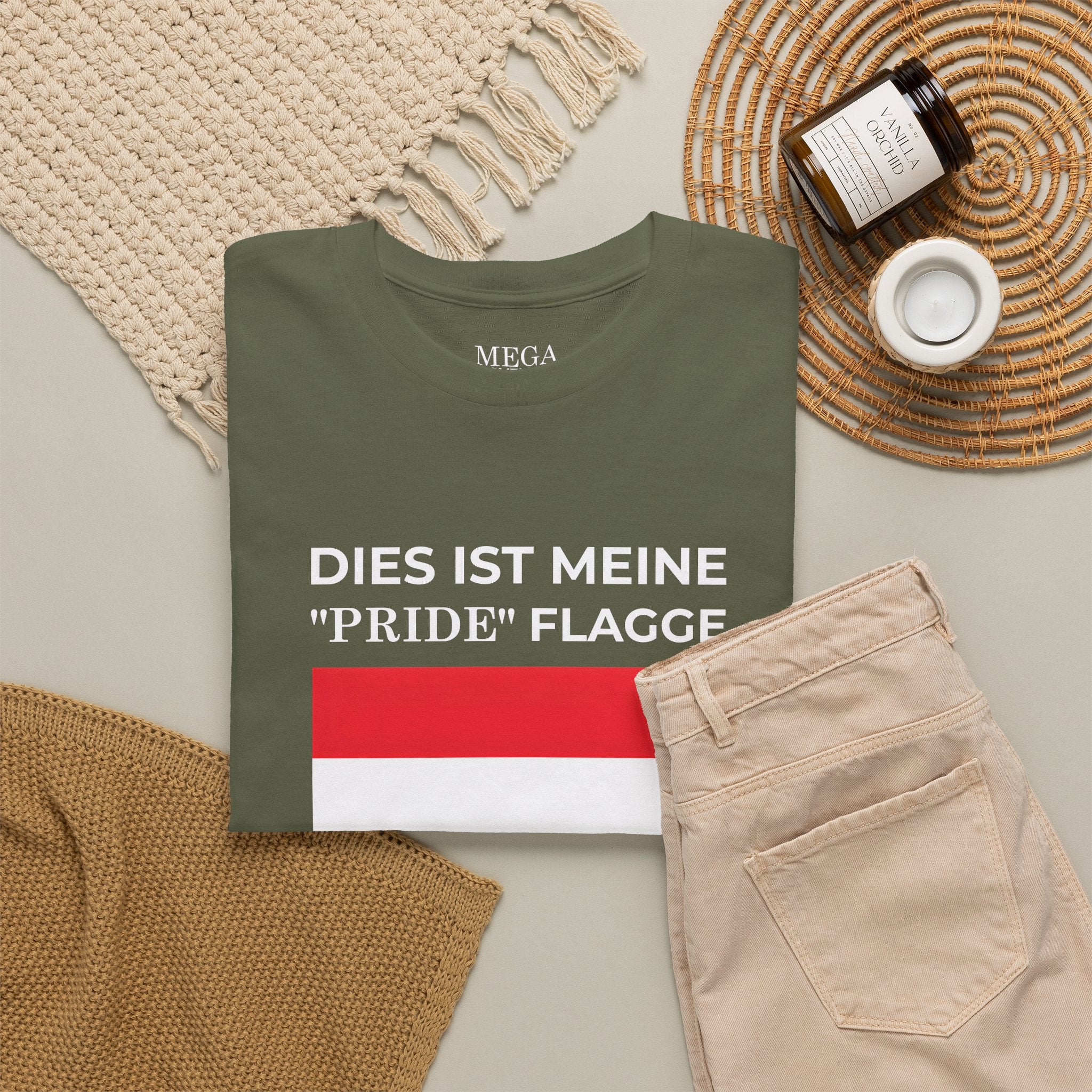 Pride Flag Tee — "This Is My 'Pride' Flag" Graphic T-Shirt