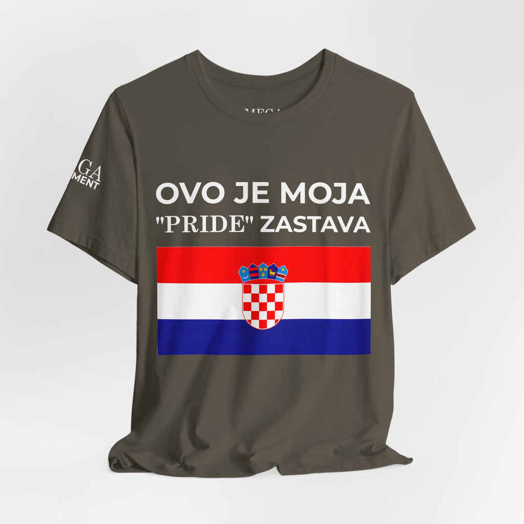 Croatia Pride Tee, Unisex Short Sleeve Shirt, Summer Festival Top, Gifts for Patriots - Mega Movement