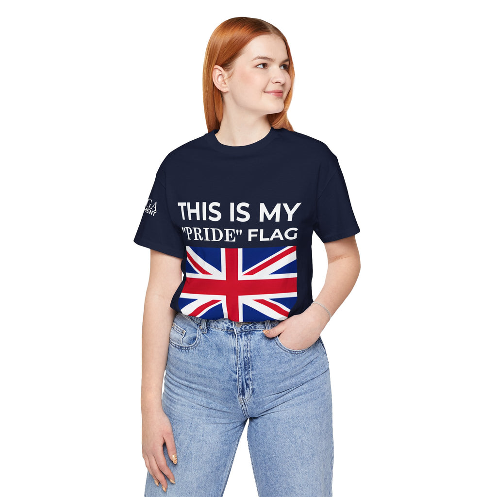 British Pride Flag Unisex Tee, Casual Wear, Daily Style - Mega Movement