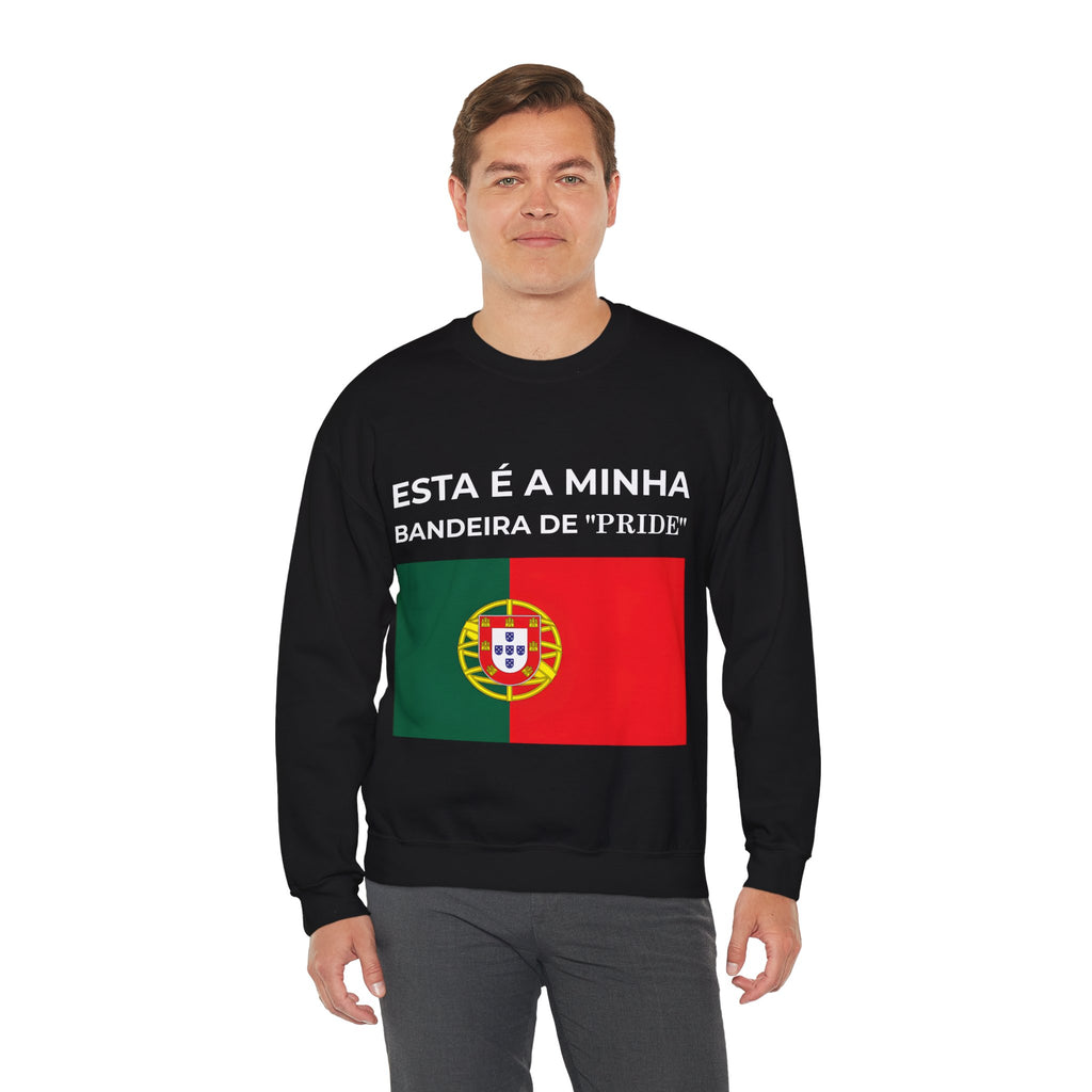 Portugal Pride Sweatshirt, Unisex Crewneck, Flag Design, Comfortable Gift for Celebrations - Mega Movement