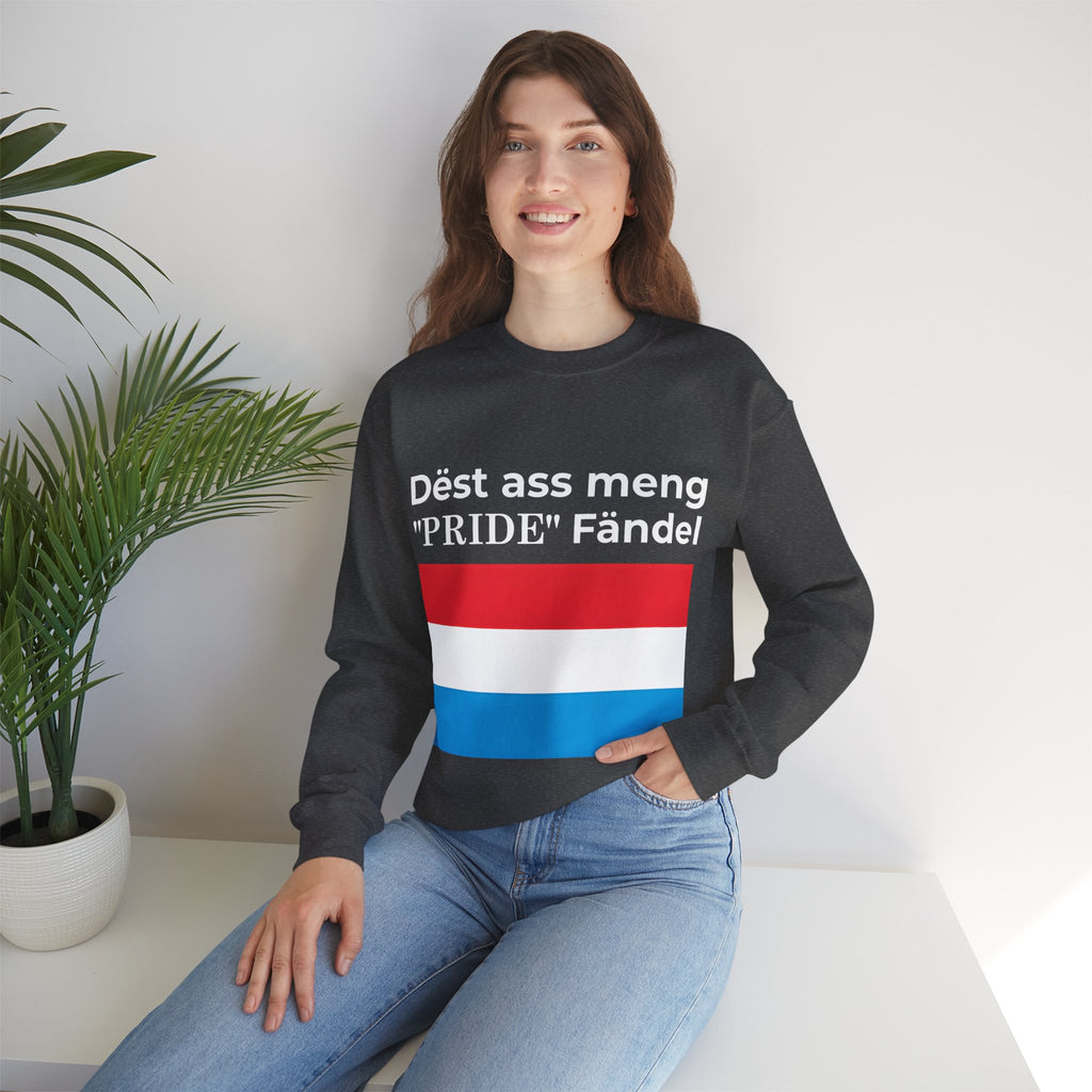 Luxembourg Pride Graphic Sweatshirt, Cozy Apparel, Unisex Pride Crewneck, Fashion, Gift for Allies - Mega Movement