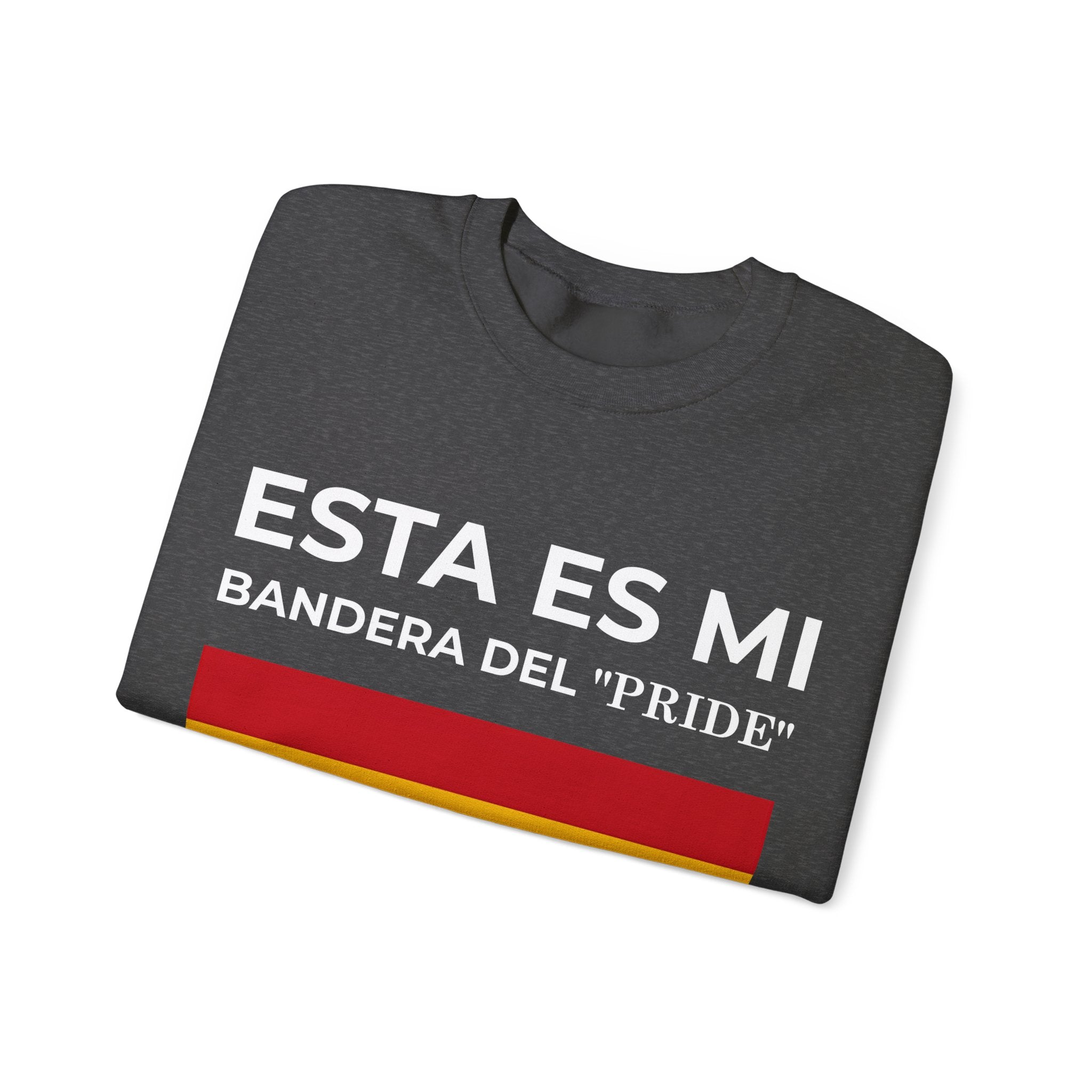 Spanish Flag Crewneck Sweatshirt, Cozy Unisex Sweatshirt, Spain Pride Apparel, Gift for Travelers, Casual Streetwear - Mega Movement