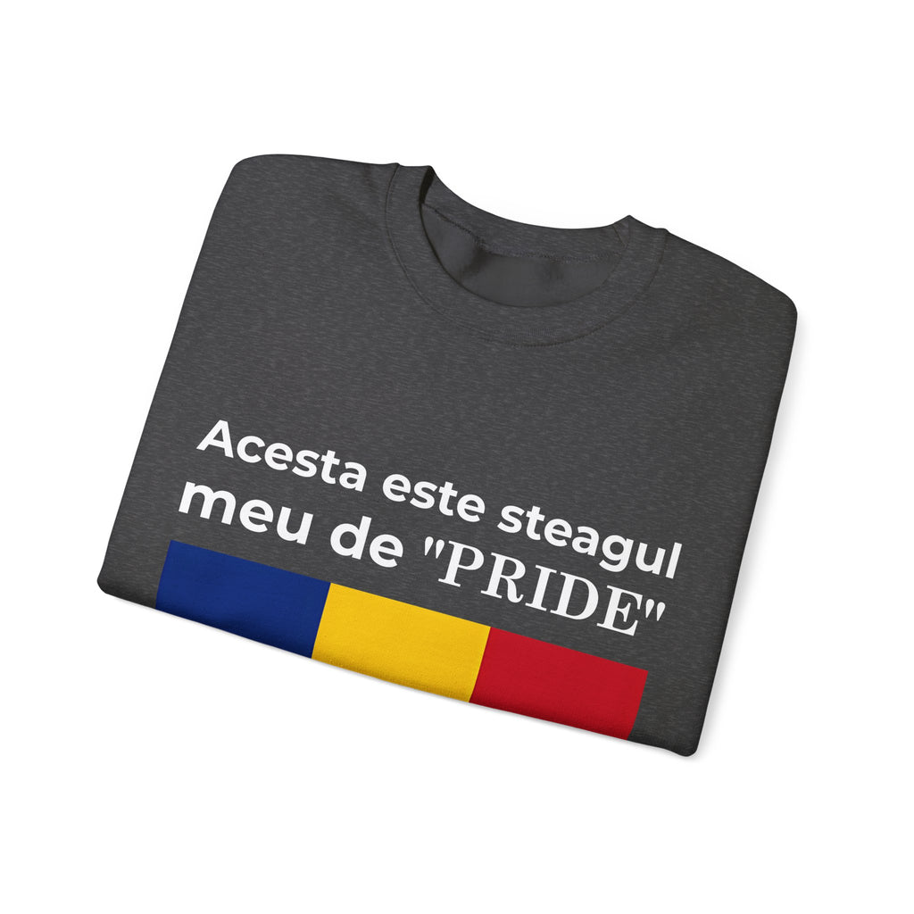 Romania Pride Sweatshirt, Cozy Crewneck Shirt, Unisex Pride Apparel, Casual Everyday Wear - Mega Movement