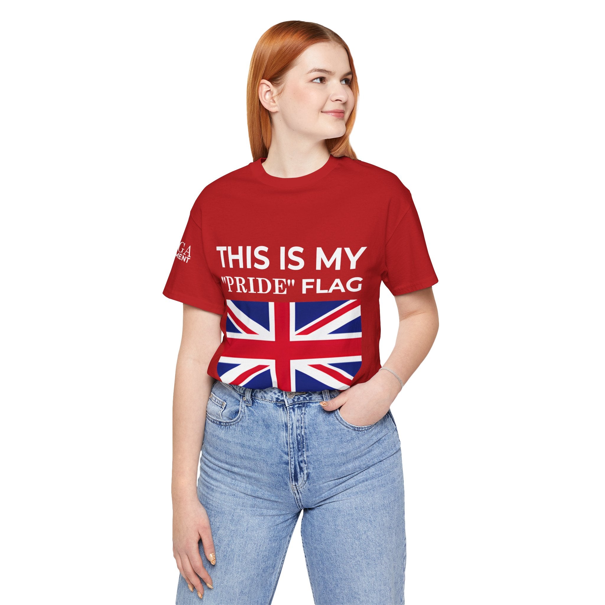 British Pride Flag Unisex Tee, Casual Wear, Daily Style - Mega Movement