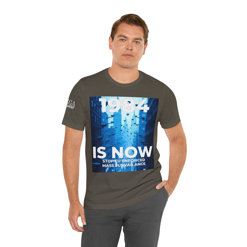 Dystopian Theme Shirt, Statement Tee, Gift for Activists, Casual Everyday Wear - Mega Movement