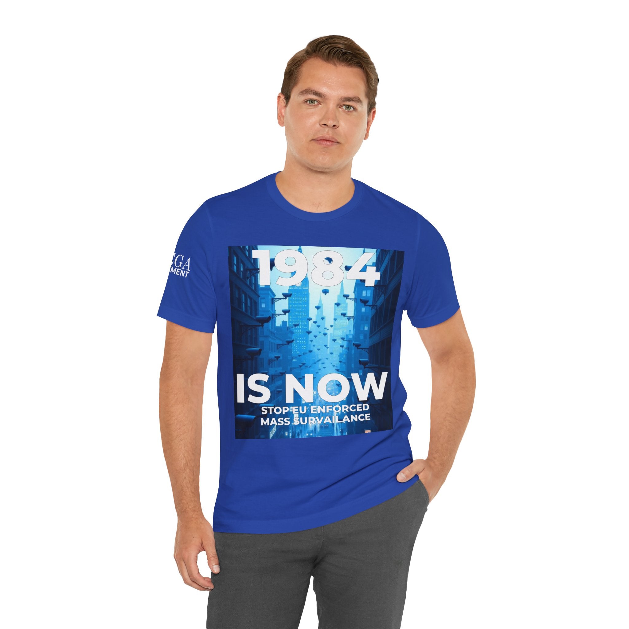 Dystopian Theme Shirt, Statement Tee, Gift for Activists, Casual Everyday Wear - Mega Movement