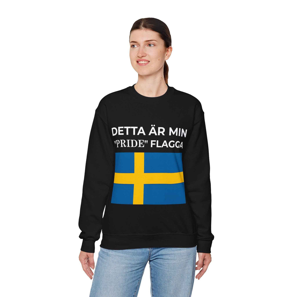 Sweden Pride Sweatshirt, Unisex Crewneck, Celebration of Heritage, Comfortable Everyday Wear