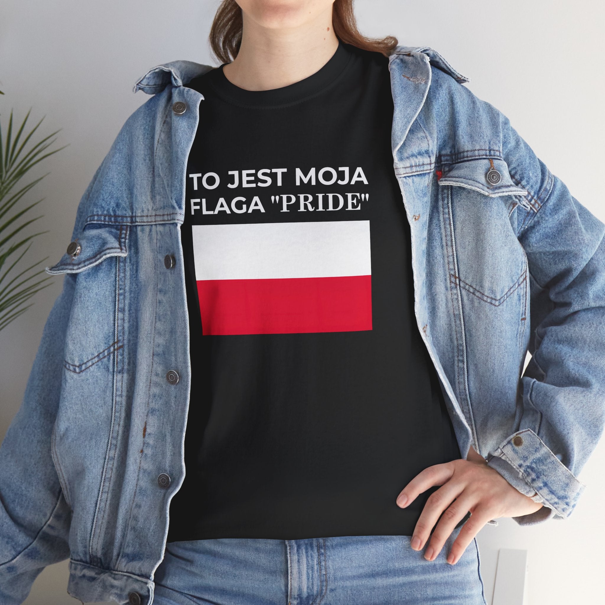 Polish Flag Tee ( Small Print ) — "To Jest Moja Flaga 'Pride'" Graphic T-Shirt