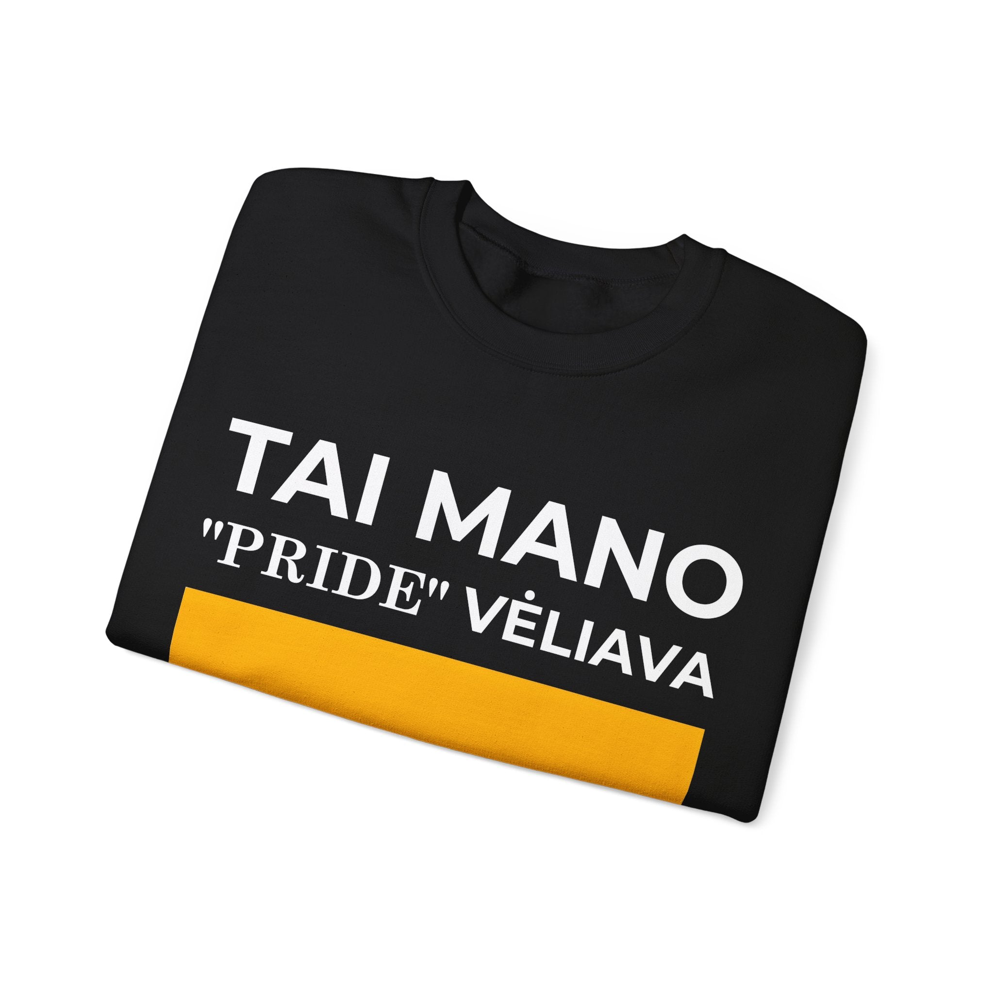 Lithuanian Pride Crewneck Sweatshirt | Unisex Casual Wear, Cozy Fashion, Statement Sweater - Mega Movement