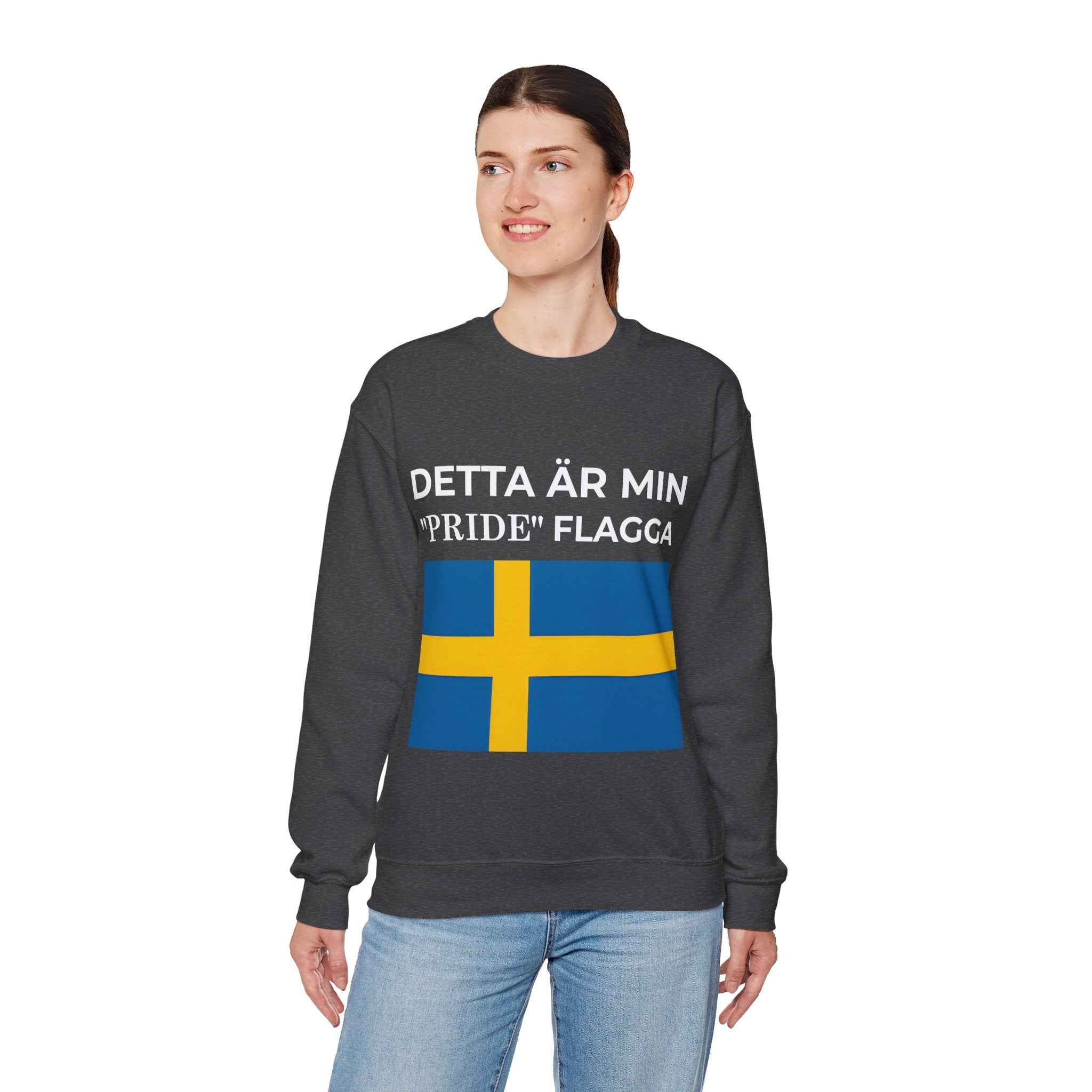 Sweden Pride Sweatshirt, Unisex Crewneck, Celebration of Heritage, Comfortable Everyday Wear