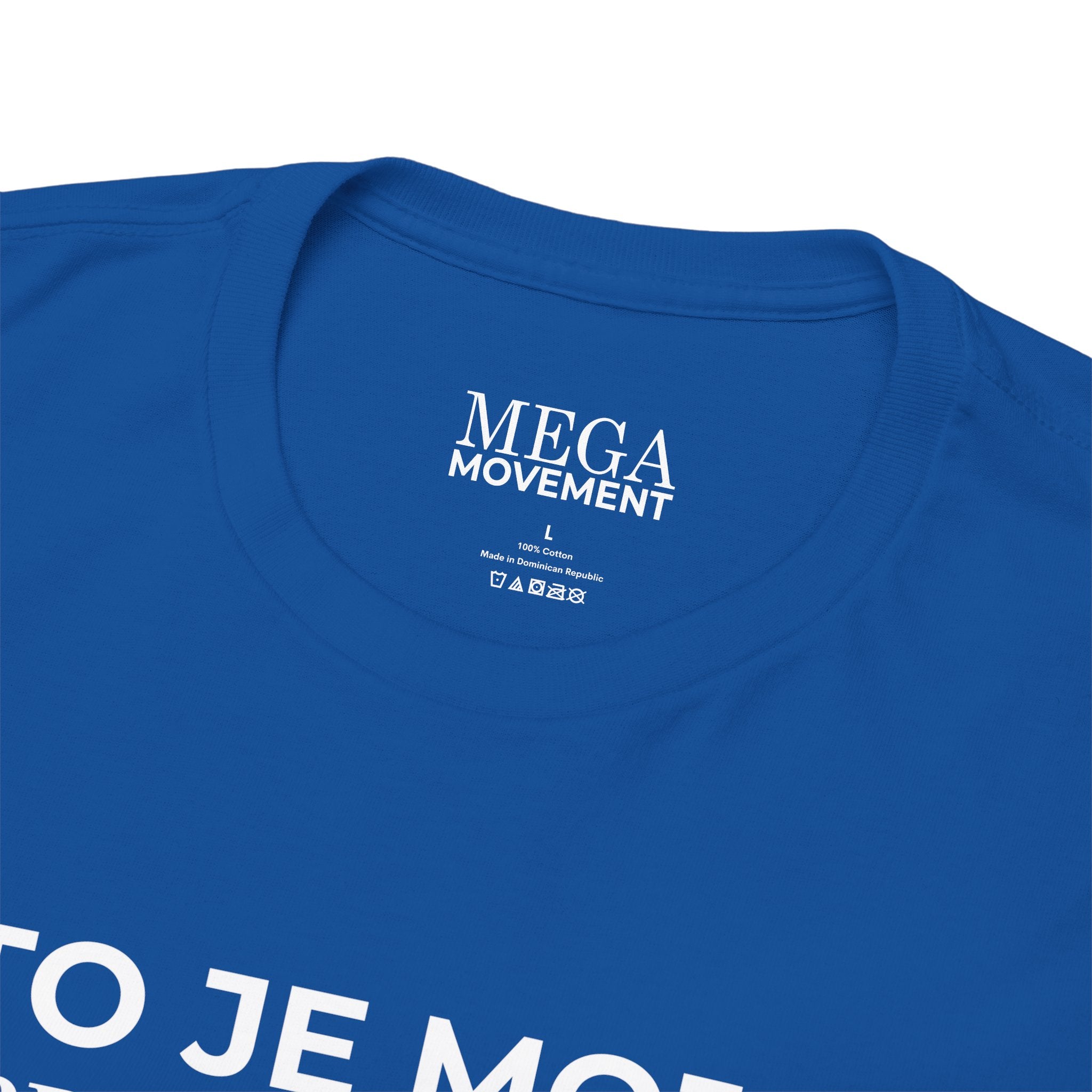 Slovenia Flag Tee ( Small Print ) — "To Je Moja Pride Zastava" Patriotic T-Shirt