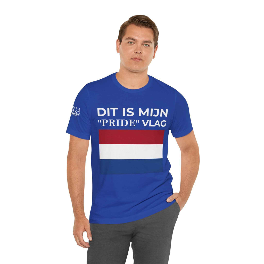 Netherlands Pride Flag Unisex Tee, Patriotic Apparel, Short Sleeve T-Shirt - Mega Movement