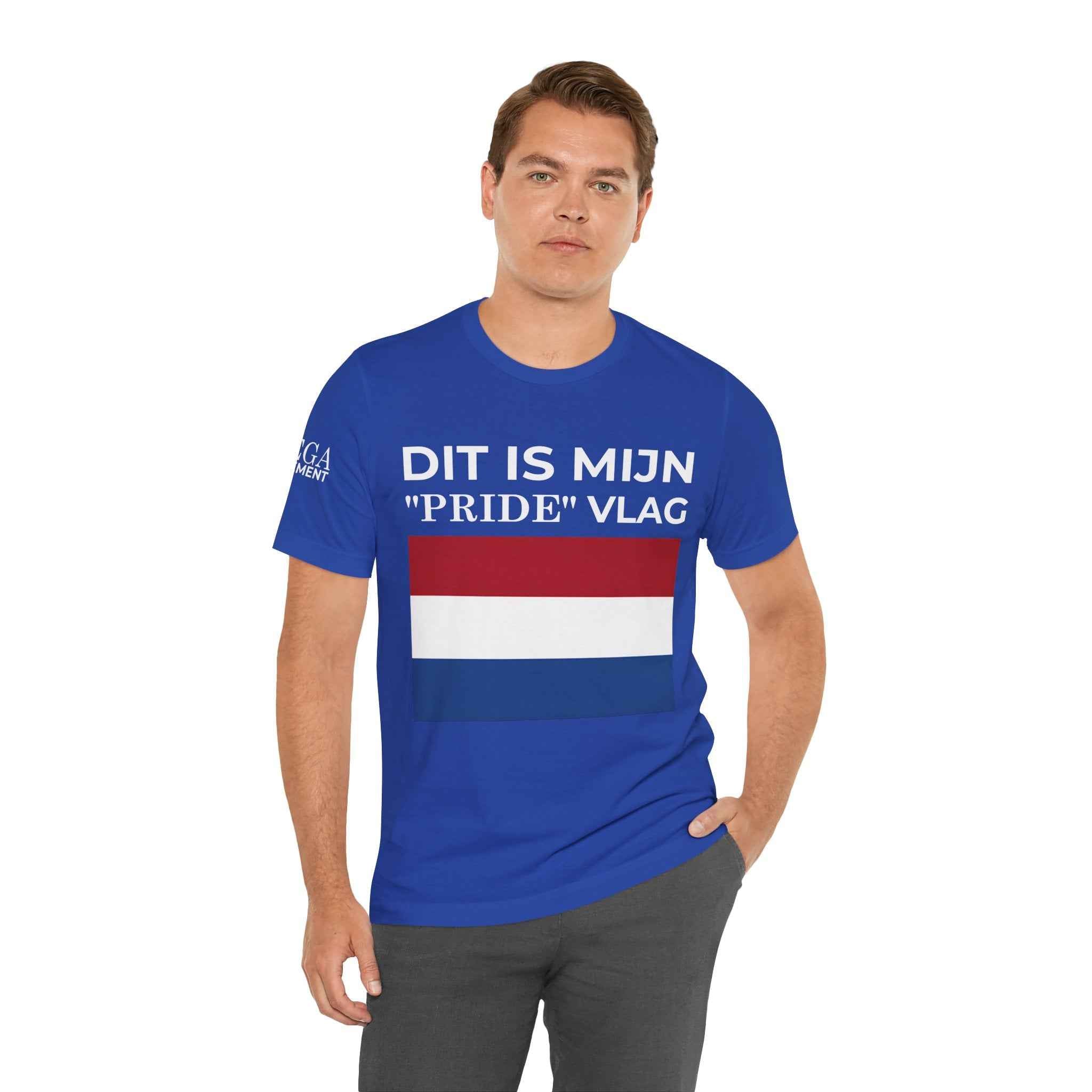 Netherlands Pride Flag Unisex Tee, Patriotic Apparel, Short Sleeve T-Shirt - Mega Movement