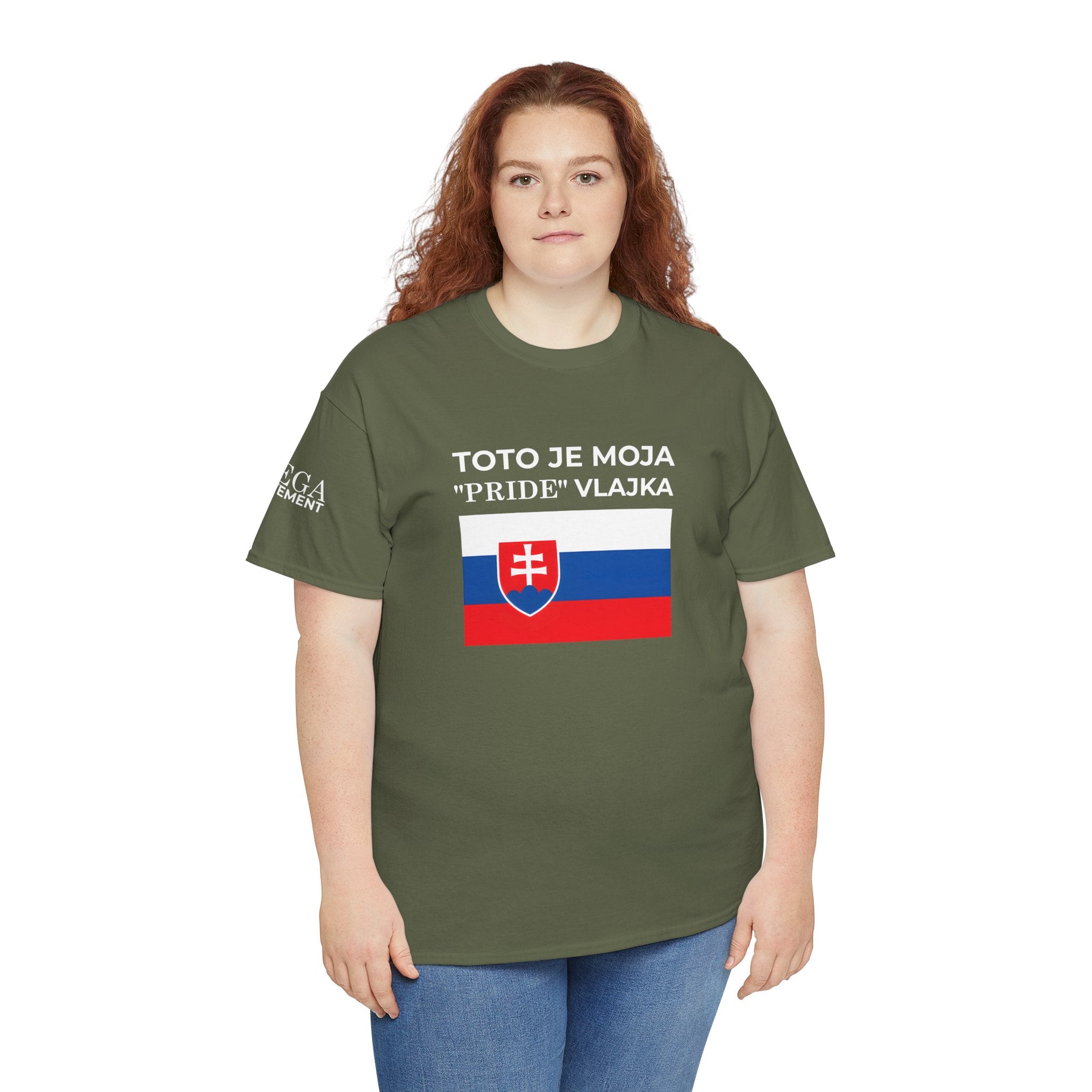 Slovak Flag Tee ( Small Print ) — "Toto je moja 'Pride' vlajka"