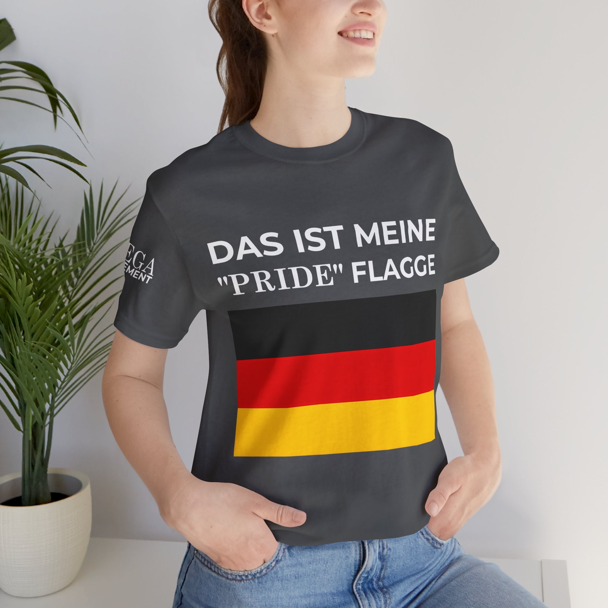 Germany  Pride Flag Unisex Jersey Tee | Casual Wear, Gift for Travelers, Team Spirit, Vacation Apparel, Summer Style - Mega Movement
